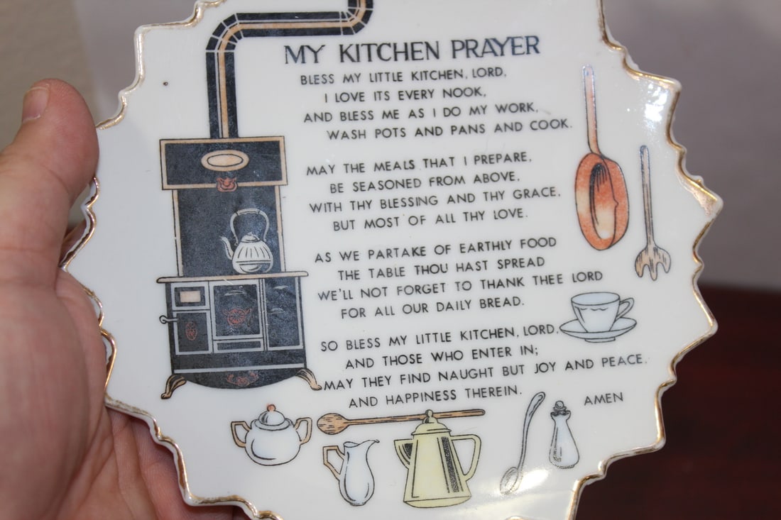 A Kitchen Prayer Dish/Plate - 2