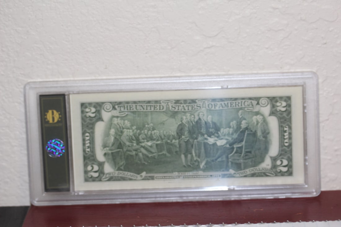 Uncirculated $2.00 Bicentennial Note - 3