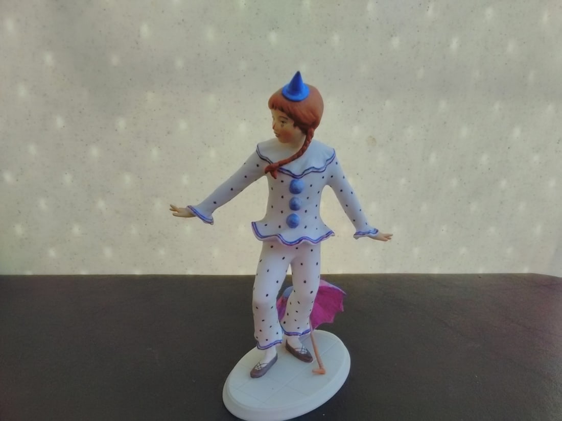 A Kaiser Polychrome Bisque Harlequin Figurine (1 of 8)
