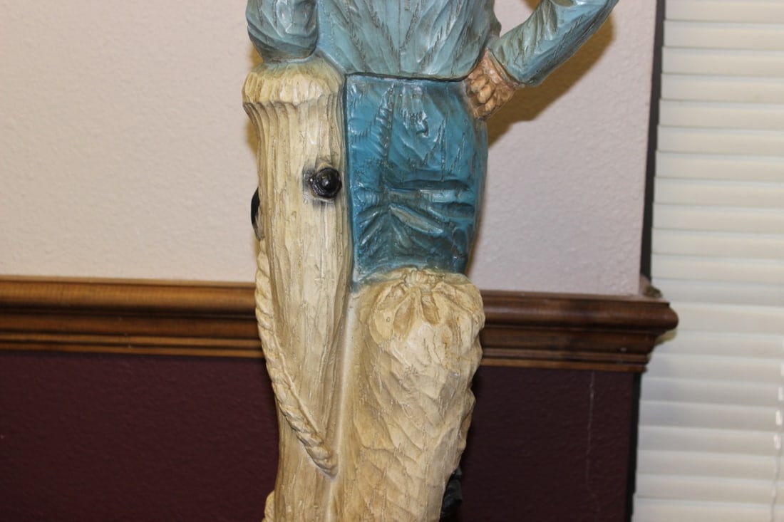 A Signed? Chalk Statue - 10