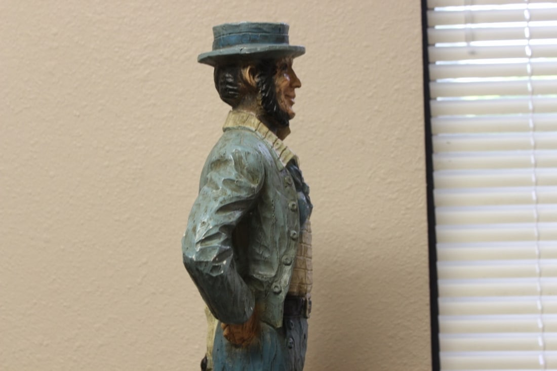 A Signed? Chalk Statue - 12