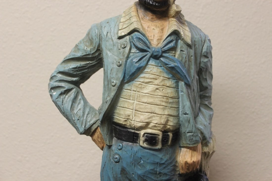 A Signed? Chalk Statue - 3