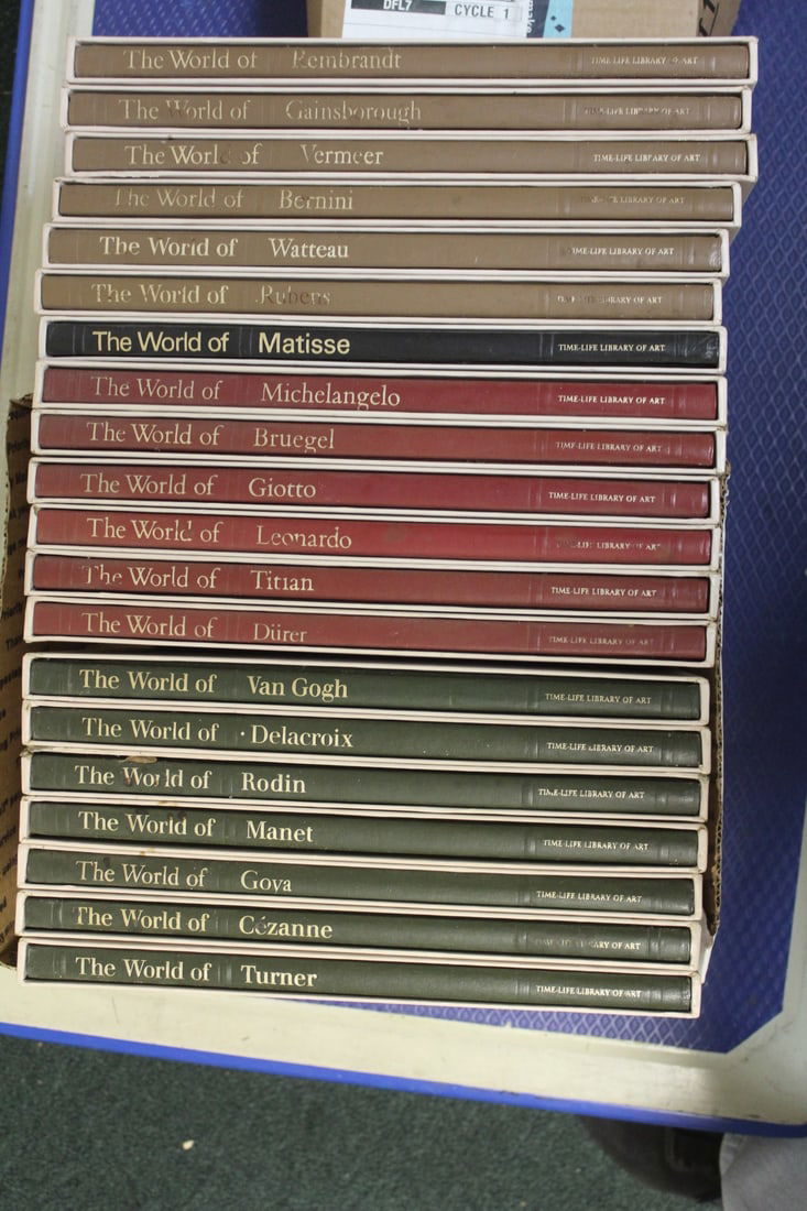 Time Life Library of Arts: set of 20 famous artist all in slip case