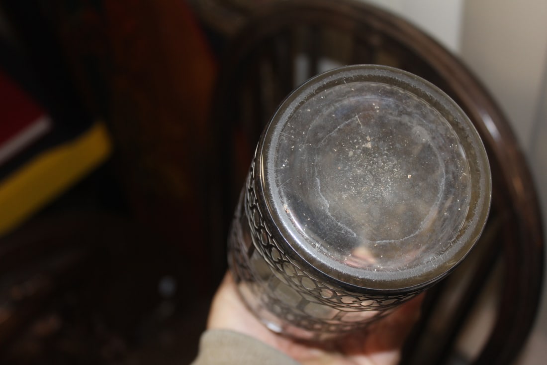 Silver Overlay Bottle - 6