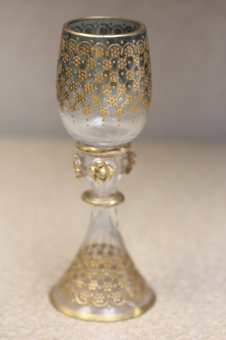 Small Gold Gilted Goblet (1 of 6)