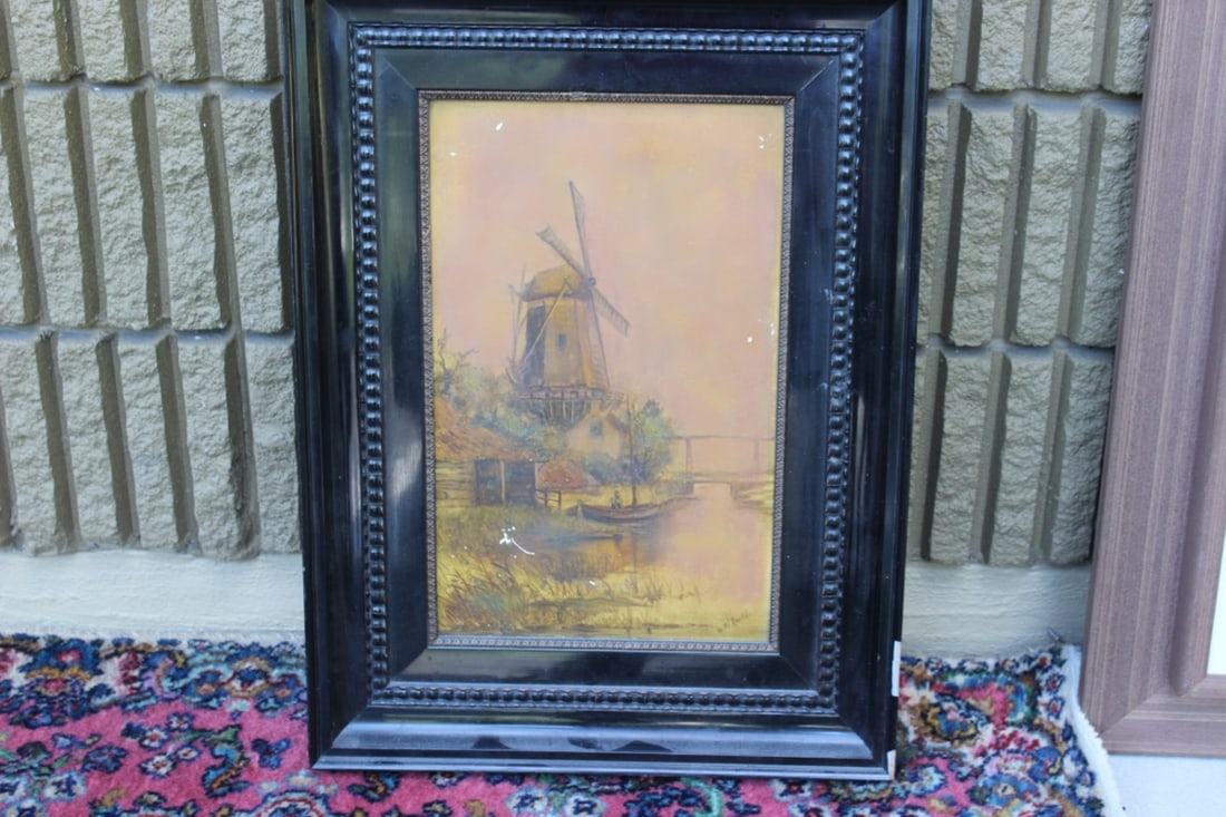 A Painting on Porcelain - Signed: Roepofs: Overall= 24" x 18" - Ealry 20th century