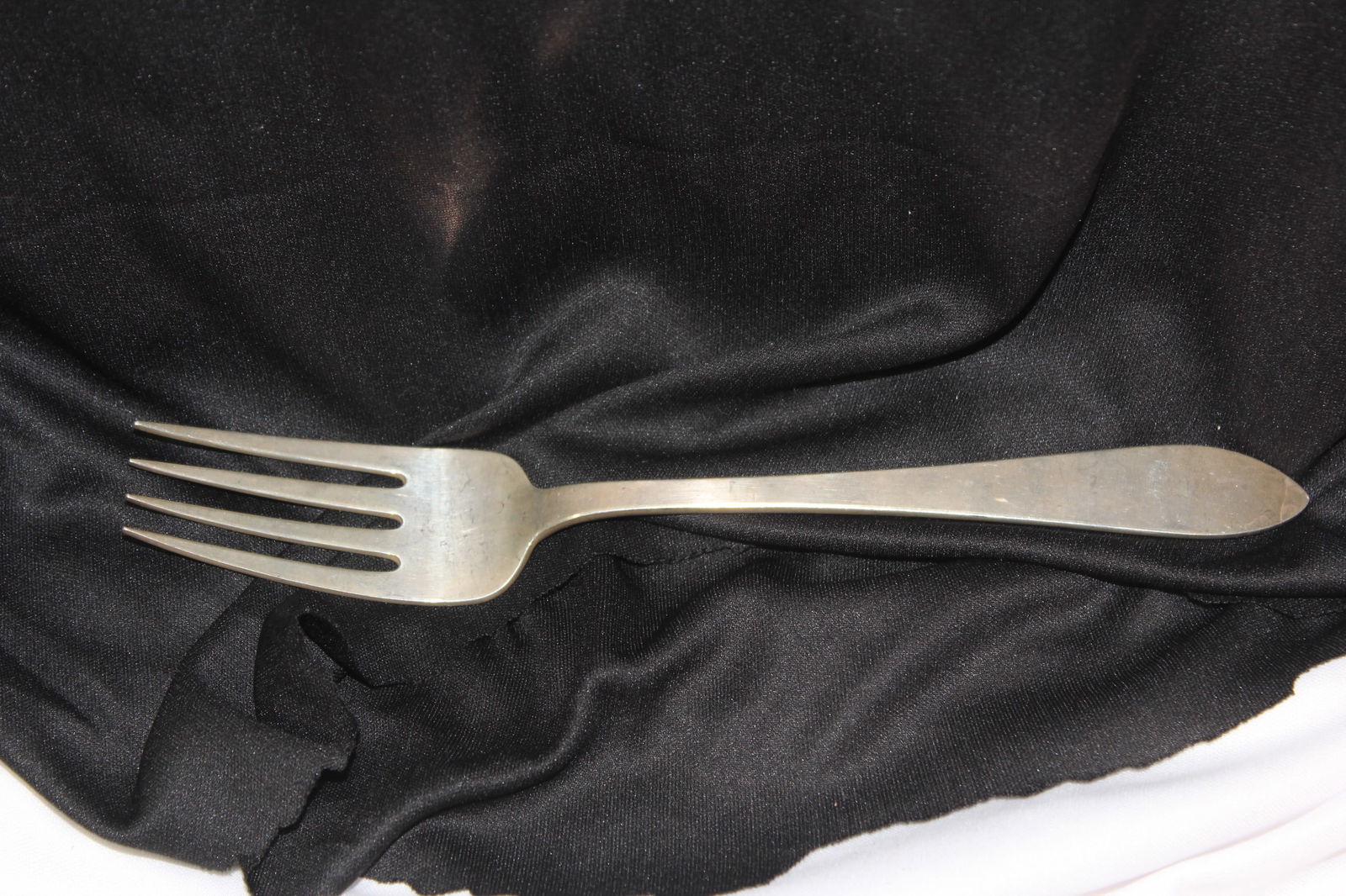 A Tiffany and Company Serving Fork: 8 3/4" long - no mono - marked