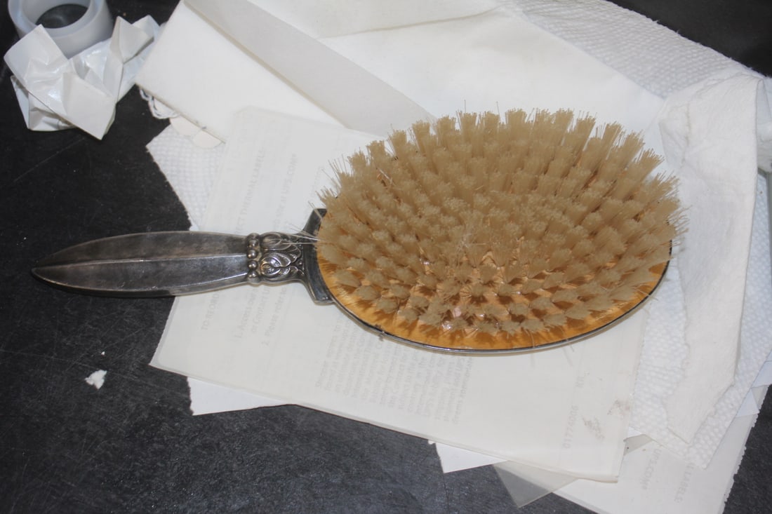 Repousse Sterling Brush - 3