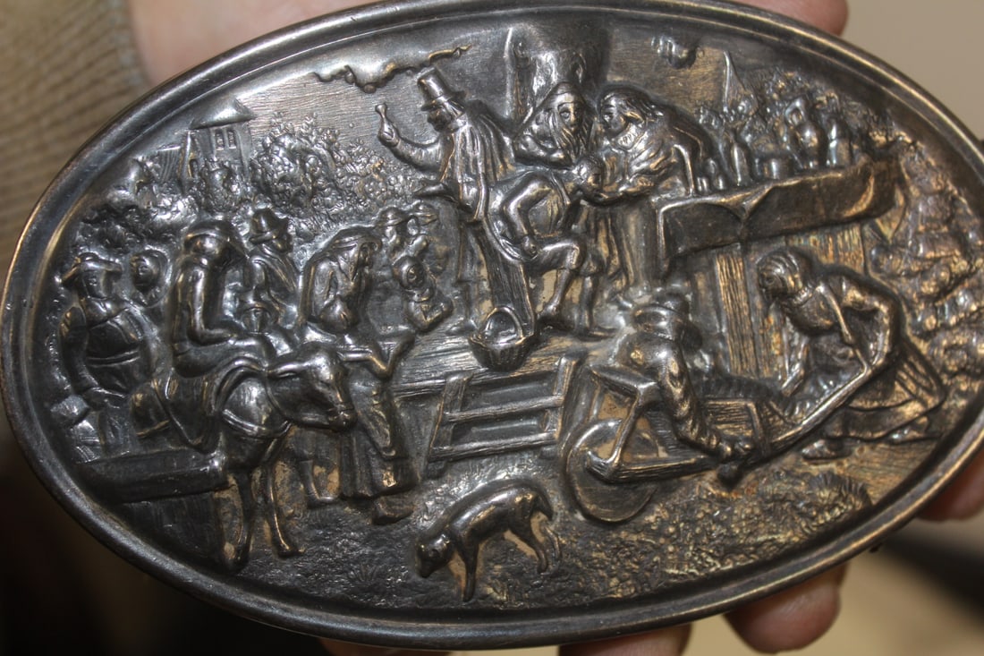 Repousse Sterling Brush - 5