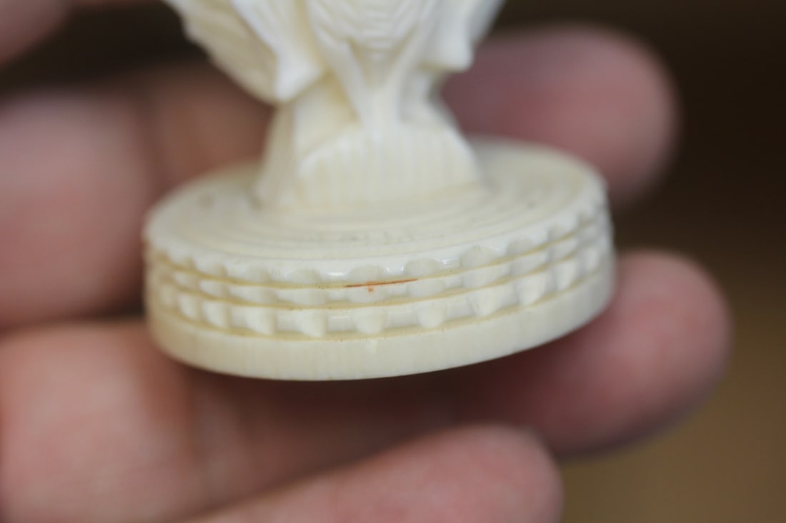 Carved Bone Phoenix - 4