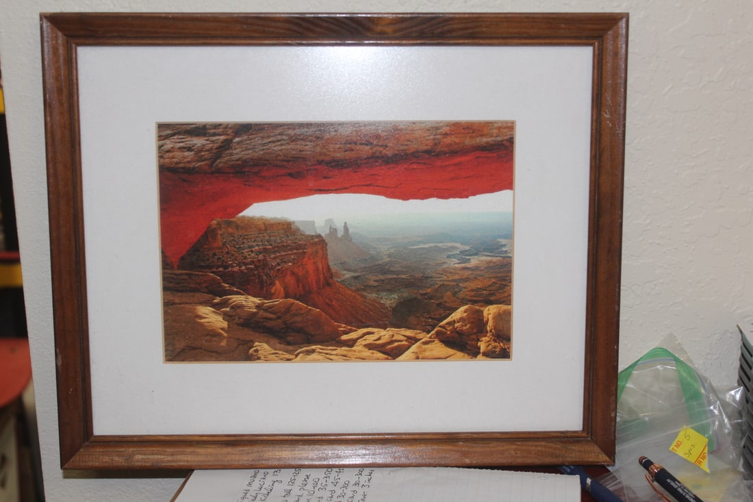 Gigclee Framed Print of Grand Canyon: overall= 15 1/4" x 12 1/4"