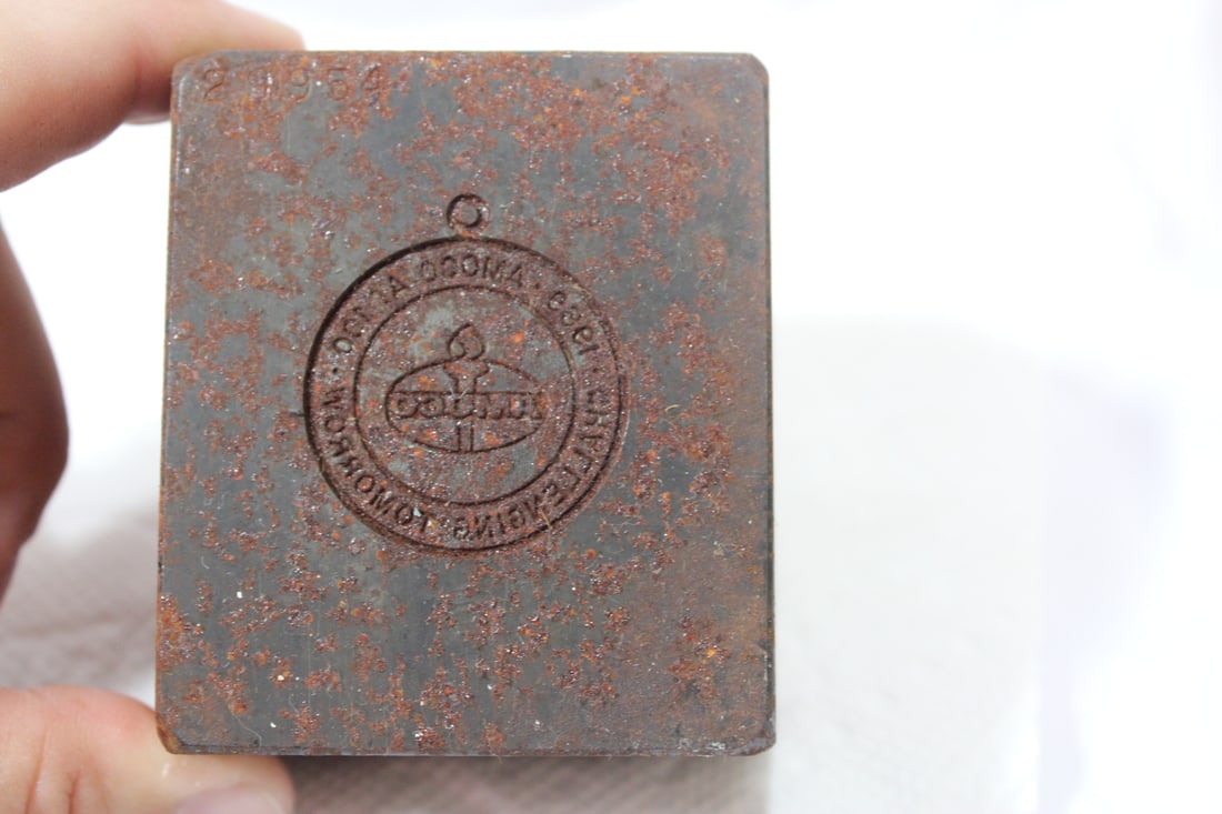 A Solid Cast Iron Mold?Stamp? - 3