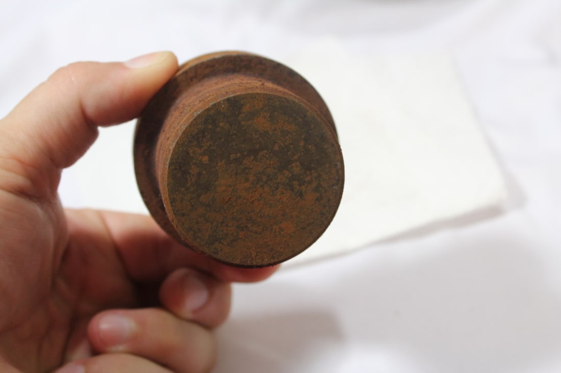 A Solid Cast Iron Mold?Stamp? - 3