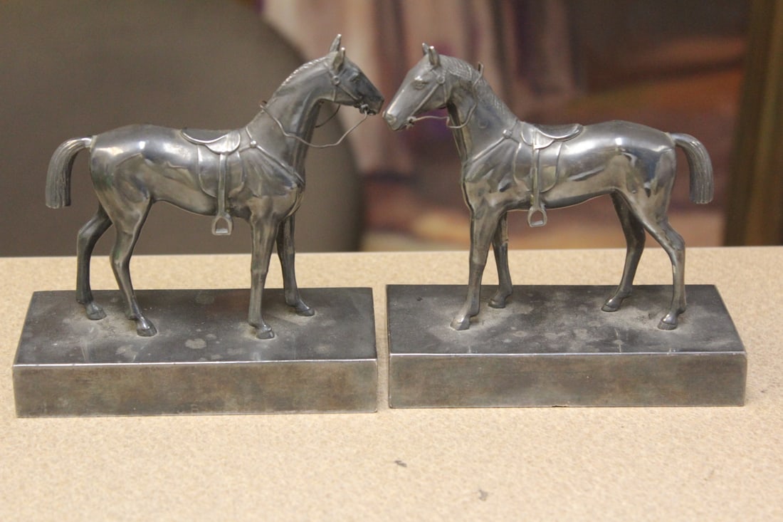 Pair of Metal Horses (1 of 6)