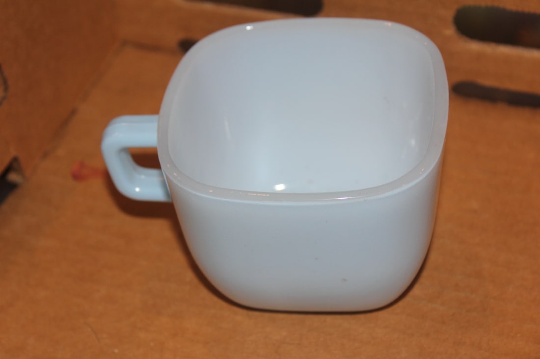 Glasbake Cup/Mug: 2 3/4" tall