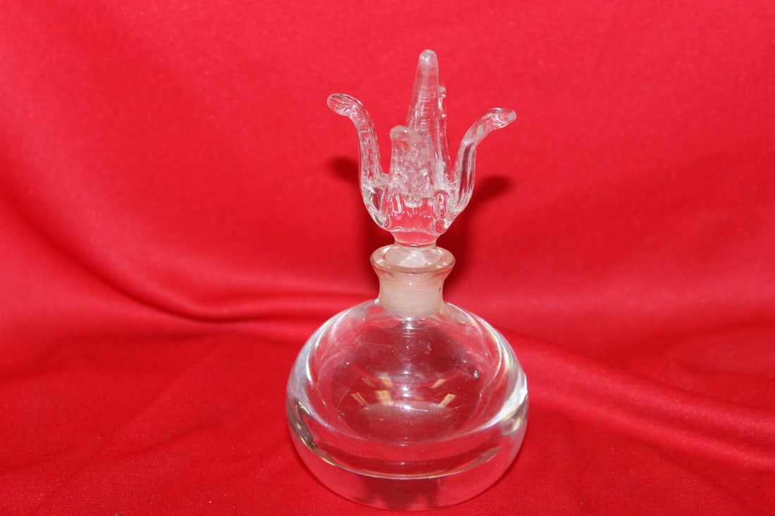 A Modern Style Perfume Bottle: 5" tall - unusual