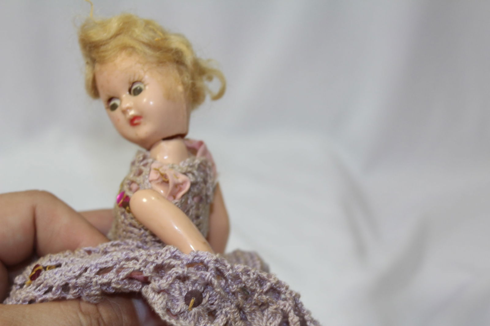 Old Joint Plastic Doll - 6