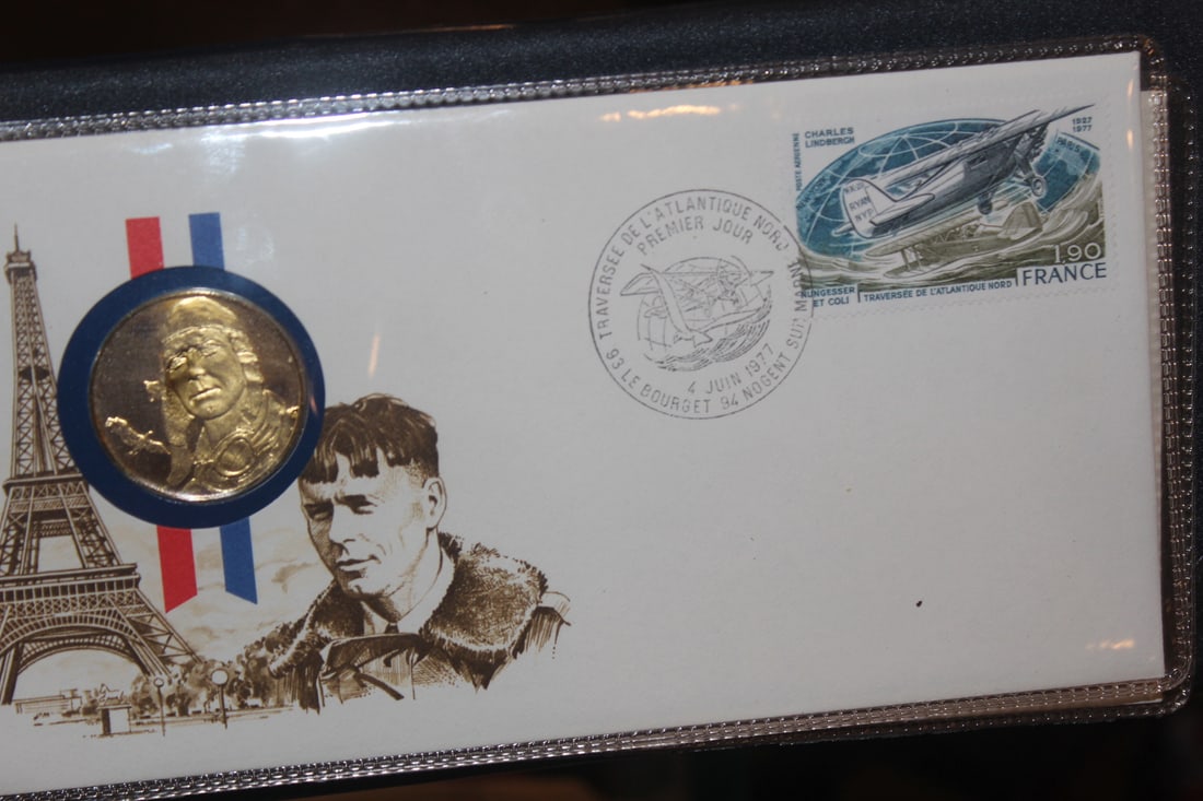The American-France Commemorative Coin and Stamp Collection (1 of 7)