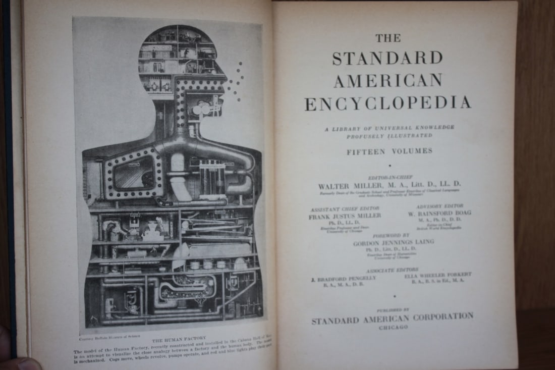 The Standard American Encyclopedia - Volume 6: Hardcover - condition as shown on photos