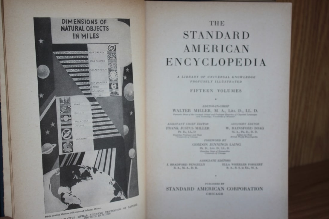 The Standard American Encyclopedia - Volume 7: Hardcover - condition as shown on photos