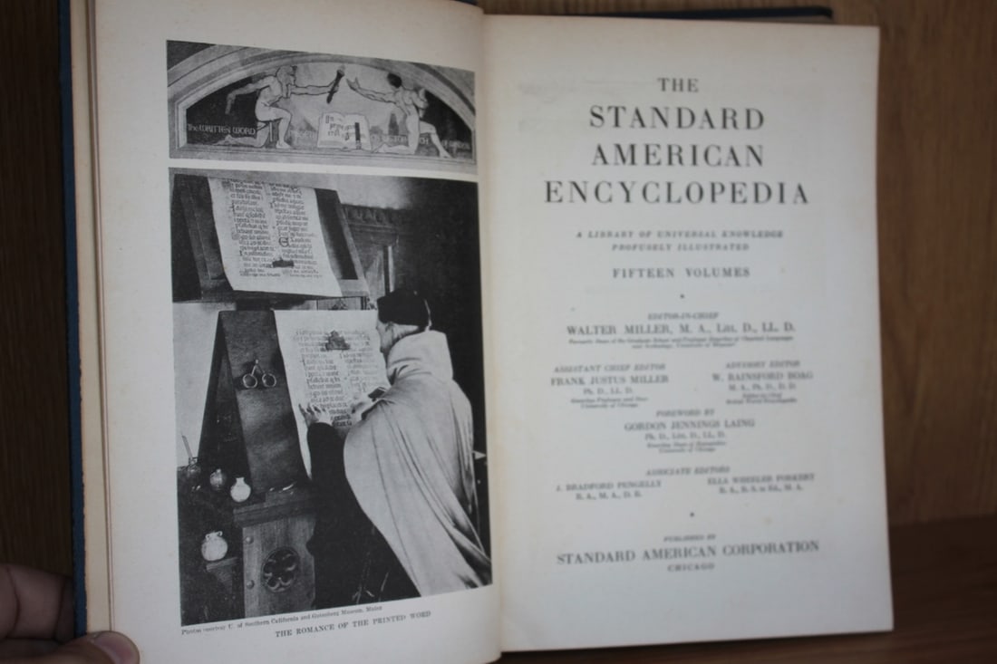 The Standard American Encyclopedia - Volume 10.: Hardcover - condition as shown on photos
