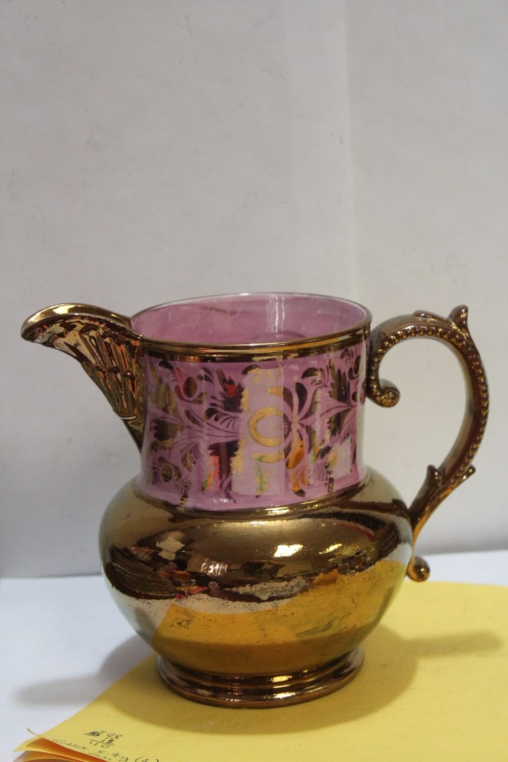 A Ceramic Lusterware Pitcher - 2