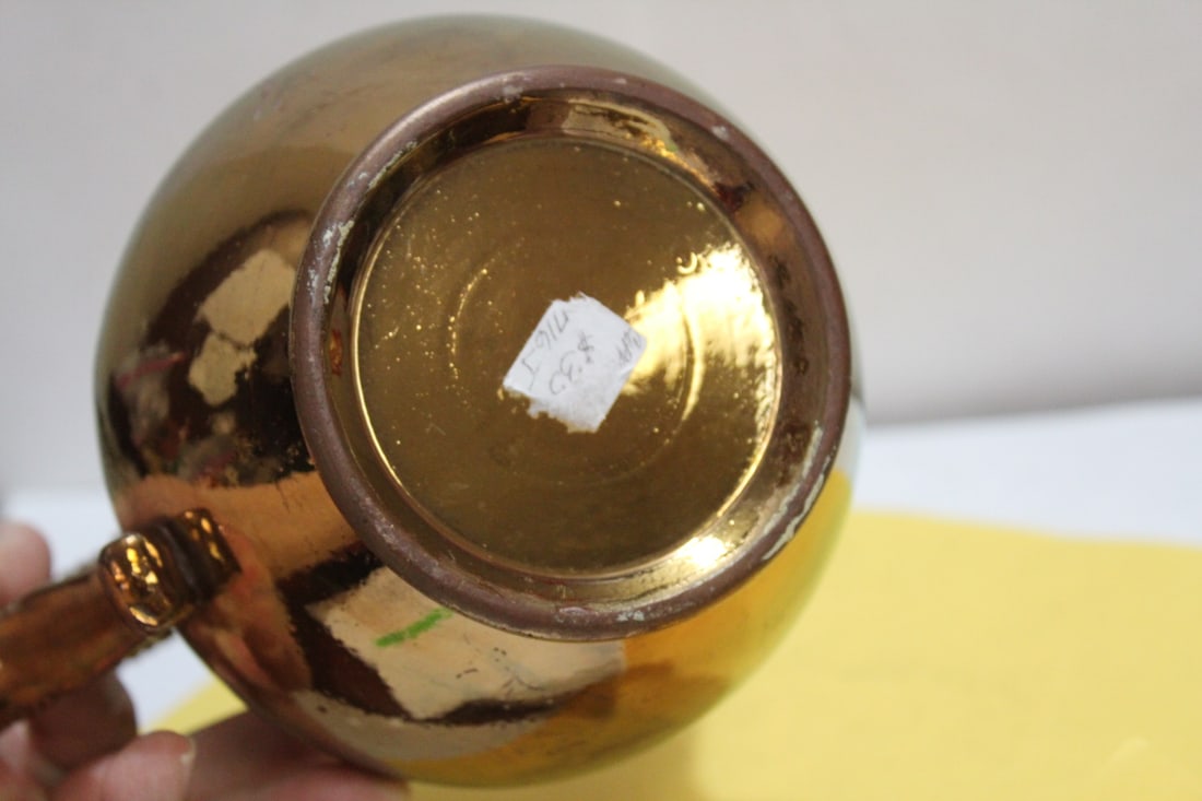 A Ceramic Lusterware Pitcher - 5