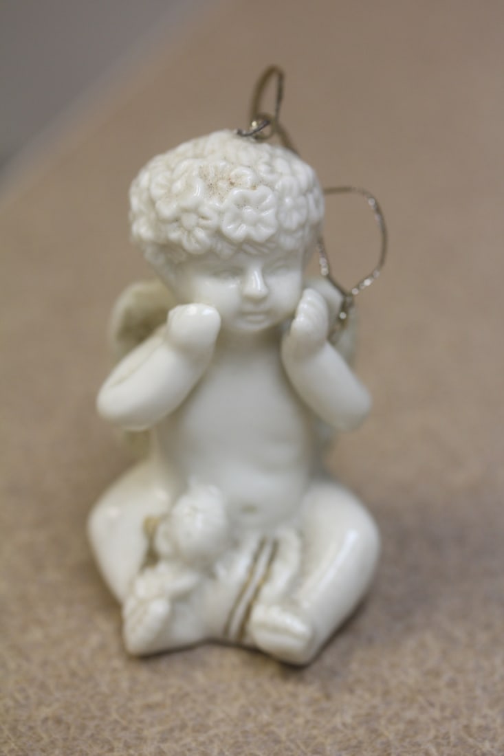 Ceramic Christmas ornament: 3" tall