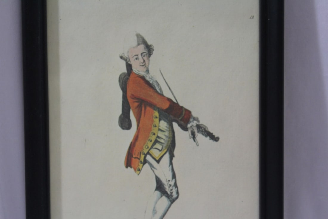 A Framed Print "Dancing Master Macaroni" - 3