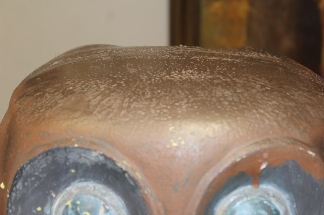 Large Cement Owl - 3