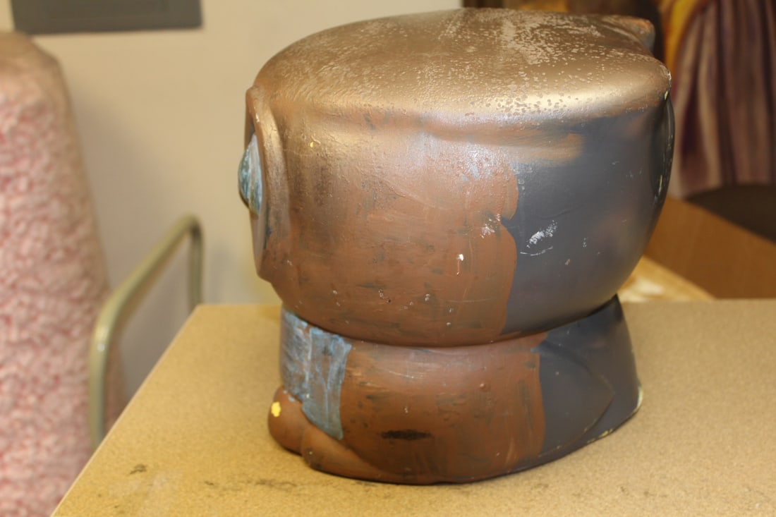 Large Cement Owl - 5