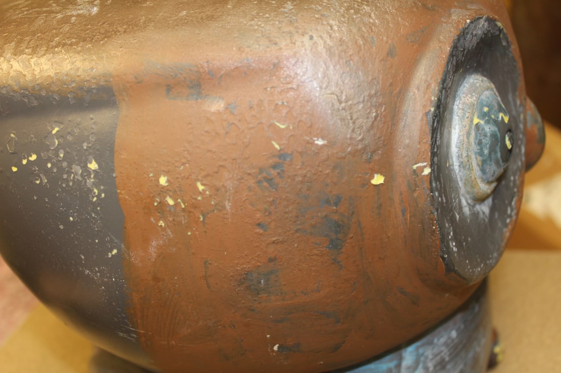 Large Cement Owl - 7