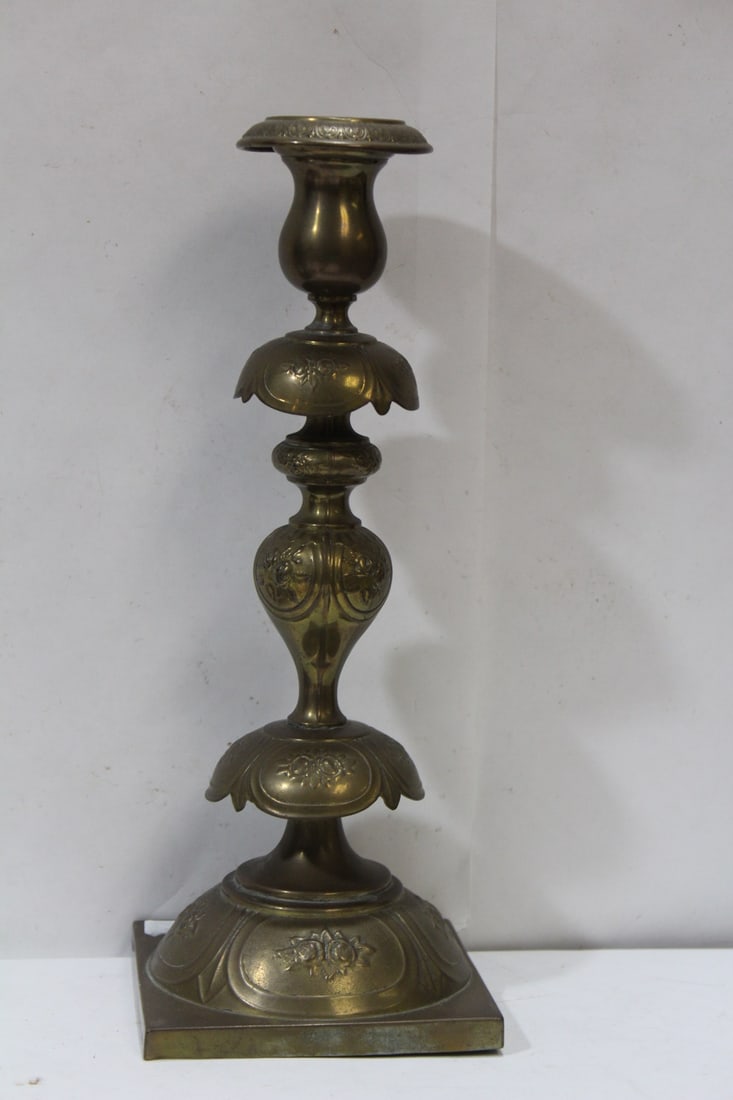 A Single Brass Candlestick - 3