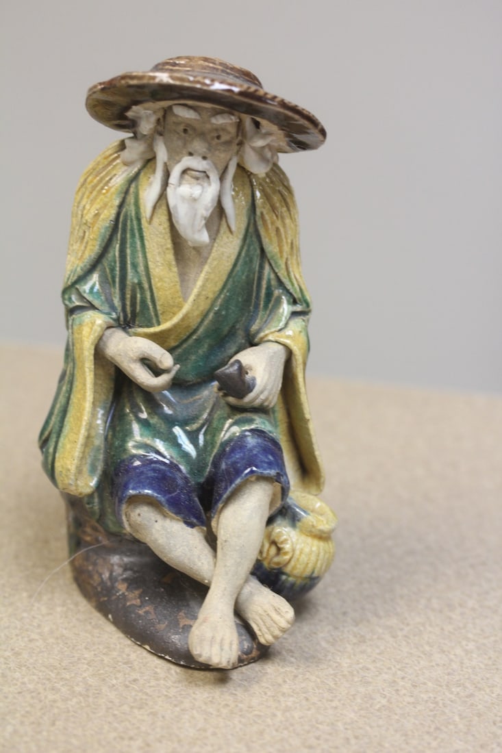 Vintage Chinese Mudman: marked "China" - 6 1/2 inches tall