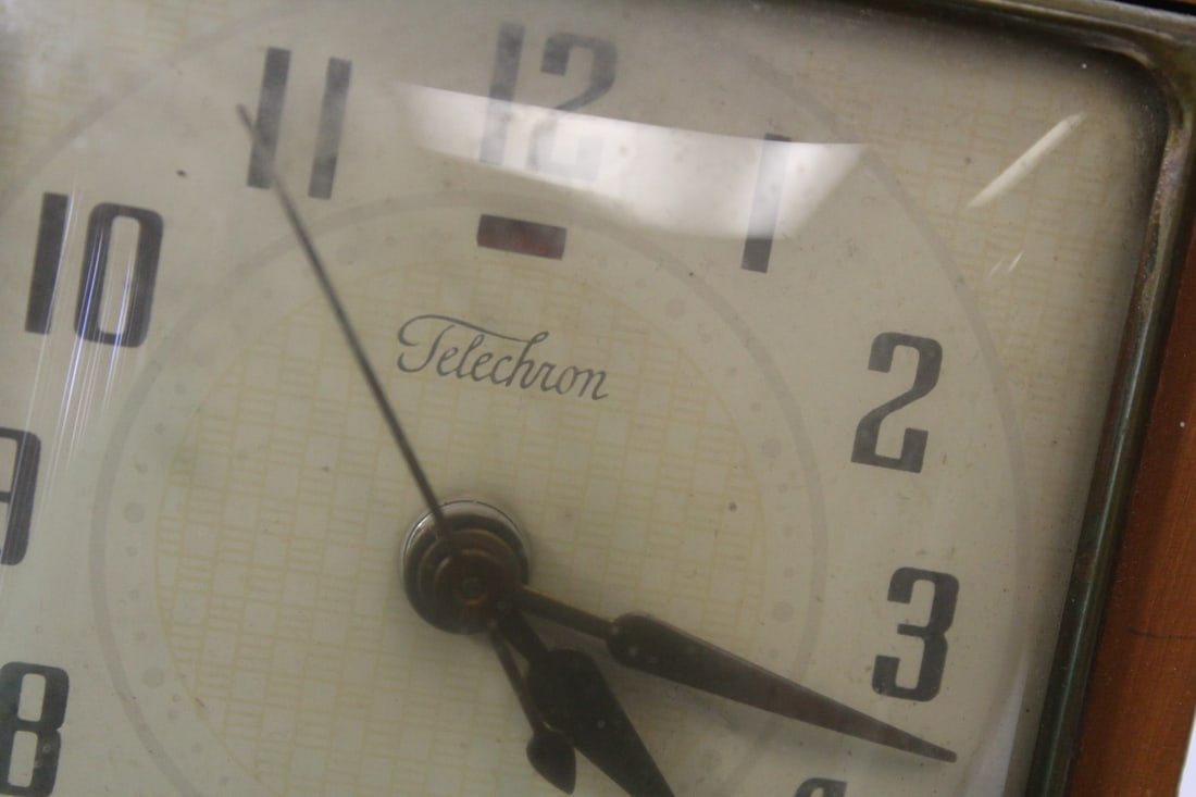 A Telechron Electric Clock - 4