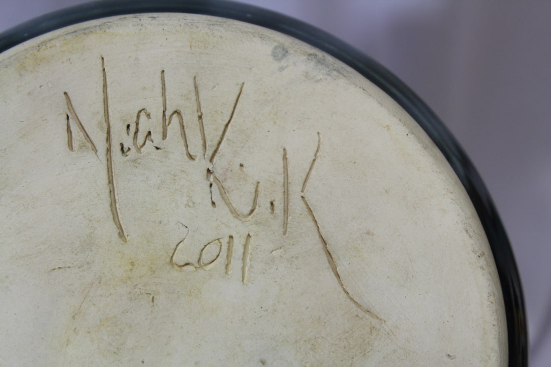 A Signed and Dated 2011 Art Pottery - 4