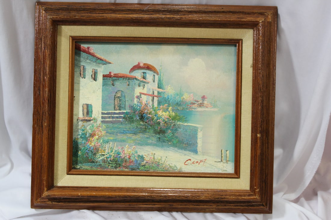 Oil on Canvas Painting by Huge C. Loft (1 of 5)