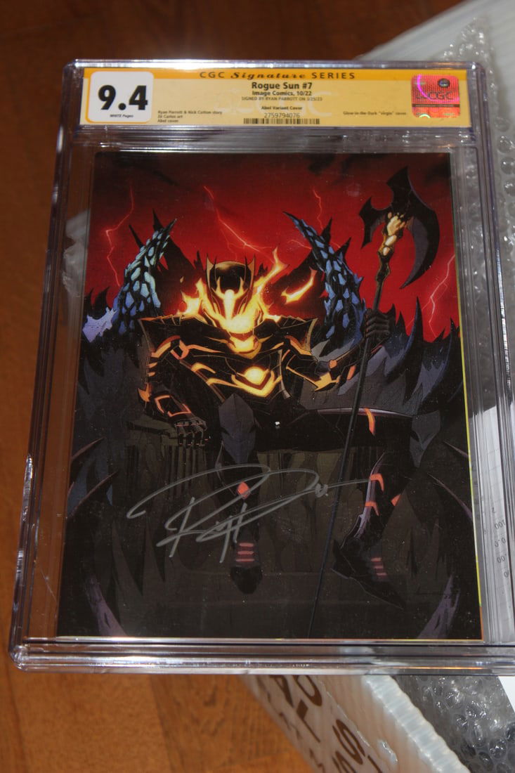 A Signed Graded Comic Rogue Sun #7 (1 of 3)