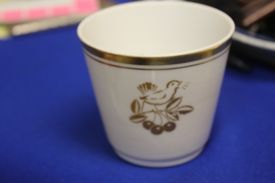 A Royal Coppenhagen Cup: Kijafa - 2 3/4" tall