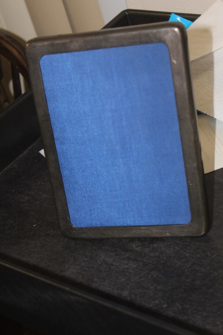 Gorham Sterling Picture Frame: antique/vintage - overall= 8" x 6" - can fit a 5" x 7" photo