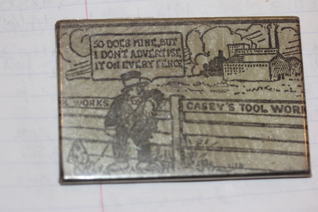 Vintage Risque Celluloid Mirror: as shown on photos