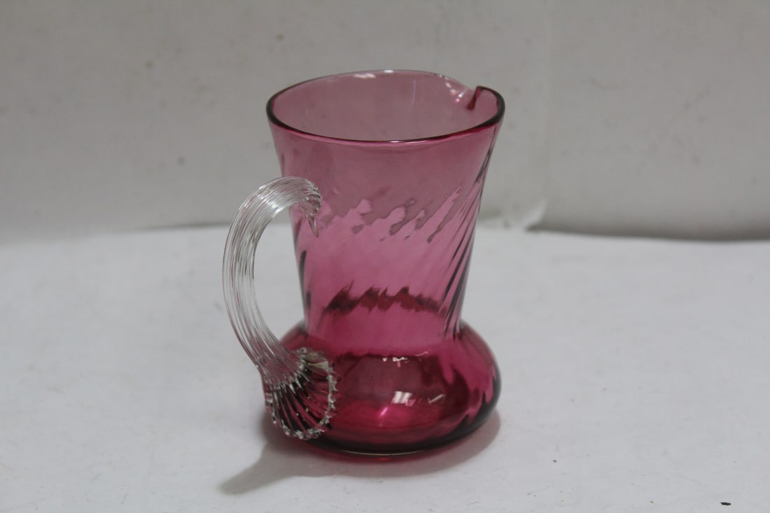 A Small Cranberry Pitcher - 3