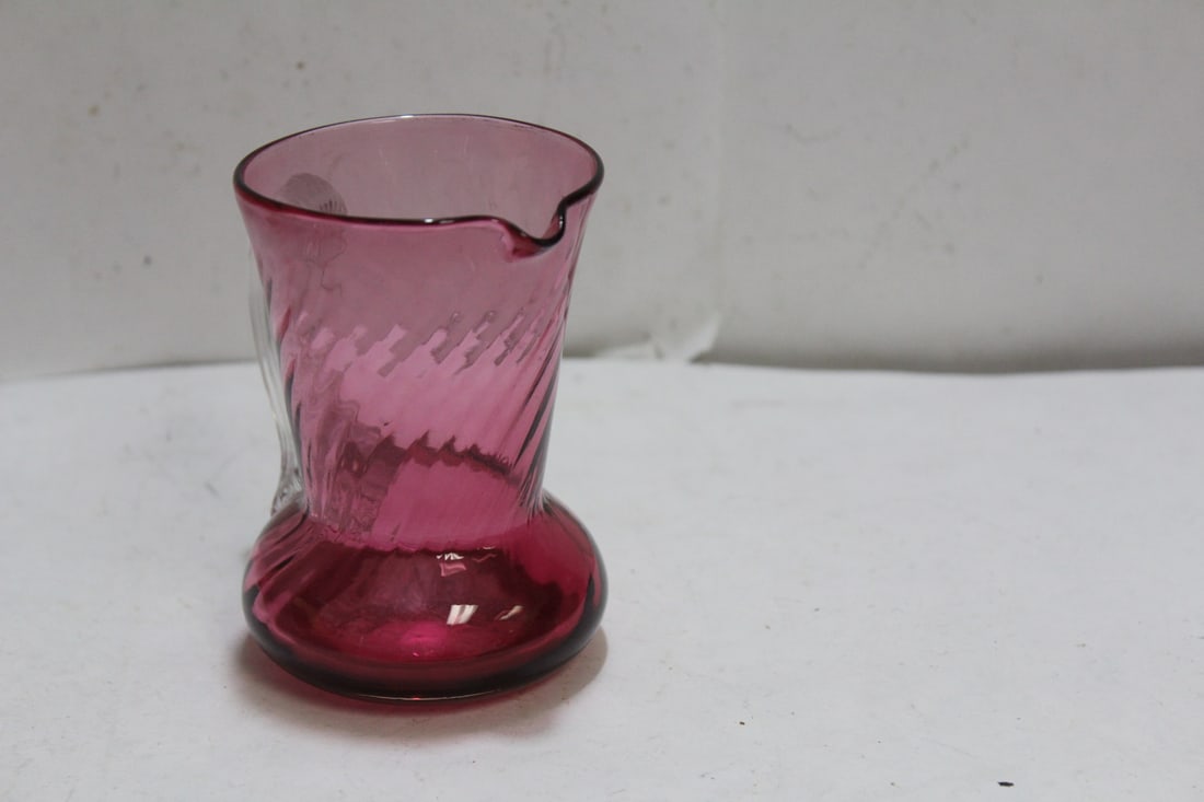 A Small Cranberry Pitcher - 4