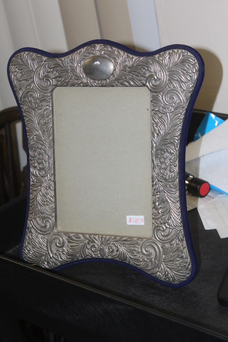 Ornate Silverplate Picture Frame (1 of 5)
