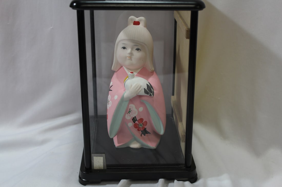 A Japanese Shadow Box: overall= 9 1/4" tall