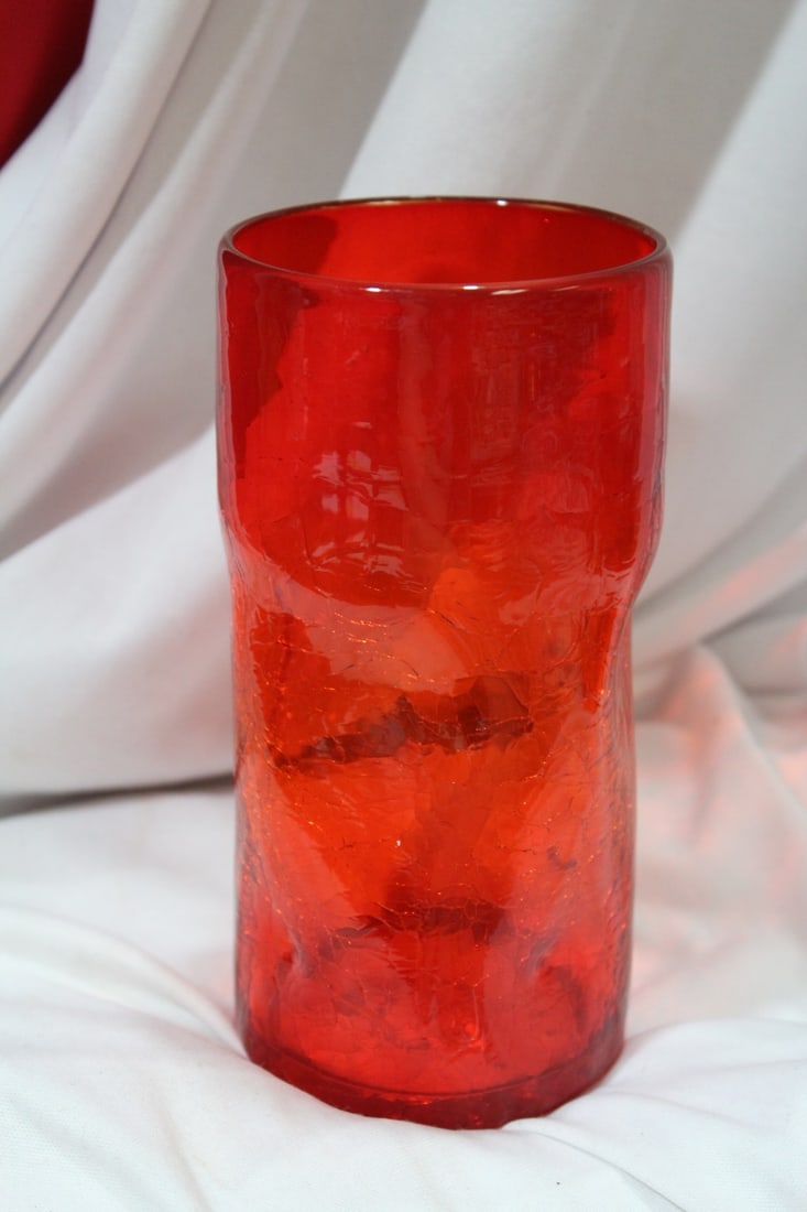 A Possibly Blenko Tumbler: 5 3/4" tall