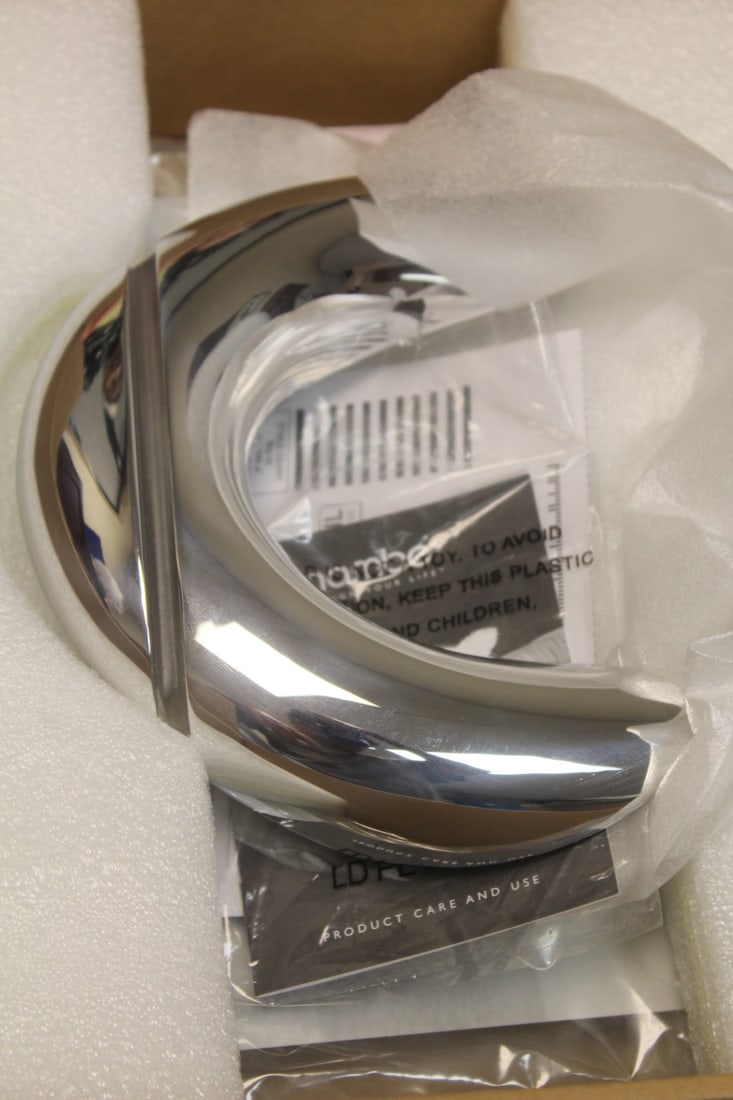 Chrome Picture Frame: Signed Cohen Nambe , rare