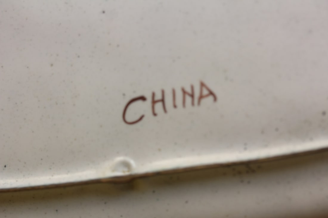 Antique Chinese Small Rectangular Dish - 4