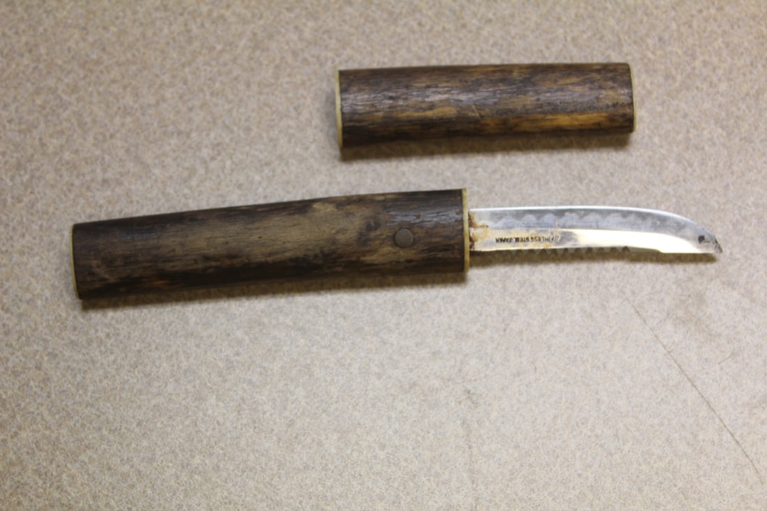 Small Japanese Tanto Knife: 8 1/4" long - vintage, most likely 1950's