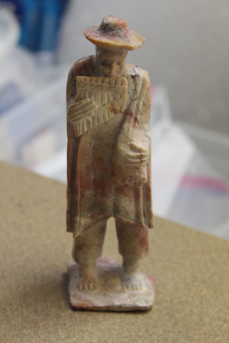 Soapstone Man: 6" tall